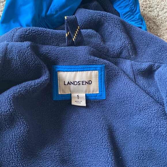 Lands end small 8 bright blue and gray winter jacket - Picture 2 of 7